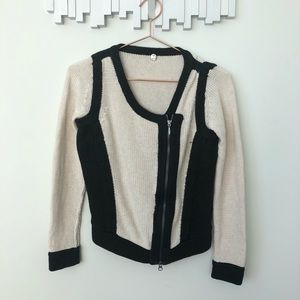 Margaret O’Leary • open knit jacket